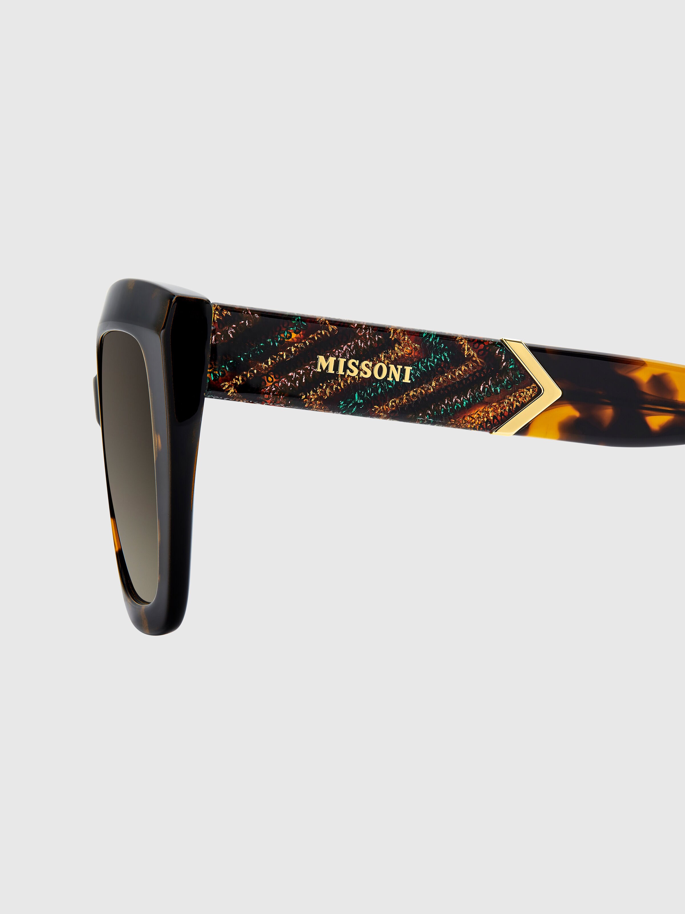 Missoni DNA squared acetate sunglasses, Multicoloured  - 3