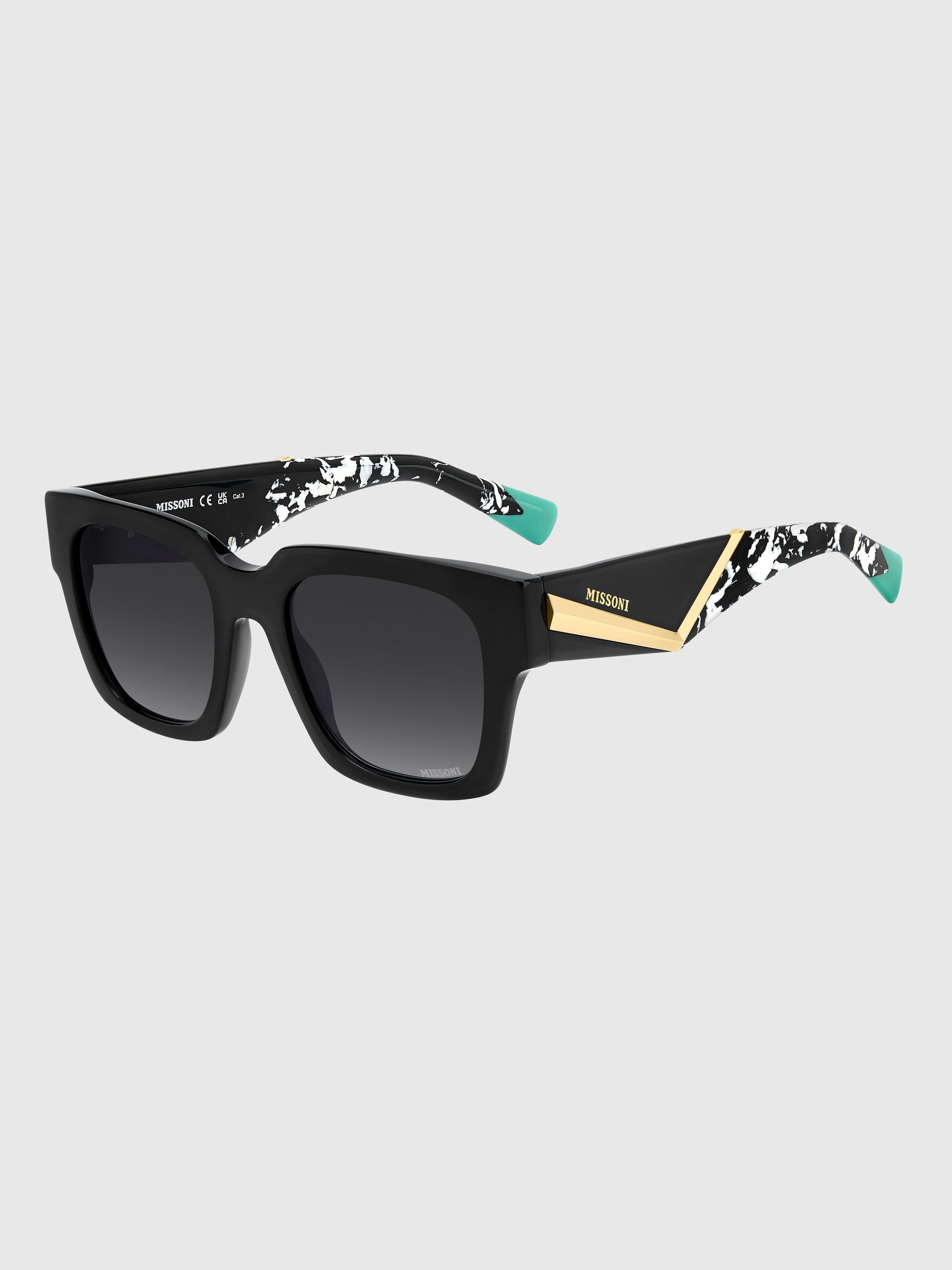 Missoni Seasonal squared acetate sunglasses, Multicoloured  - 1