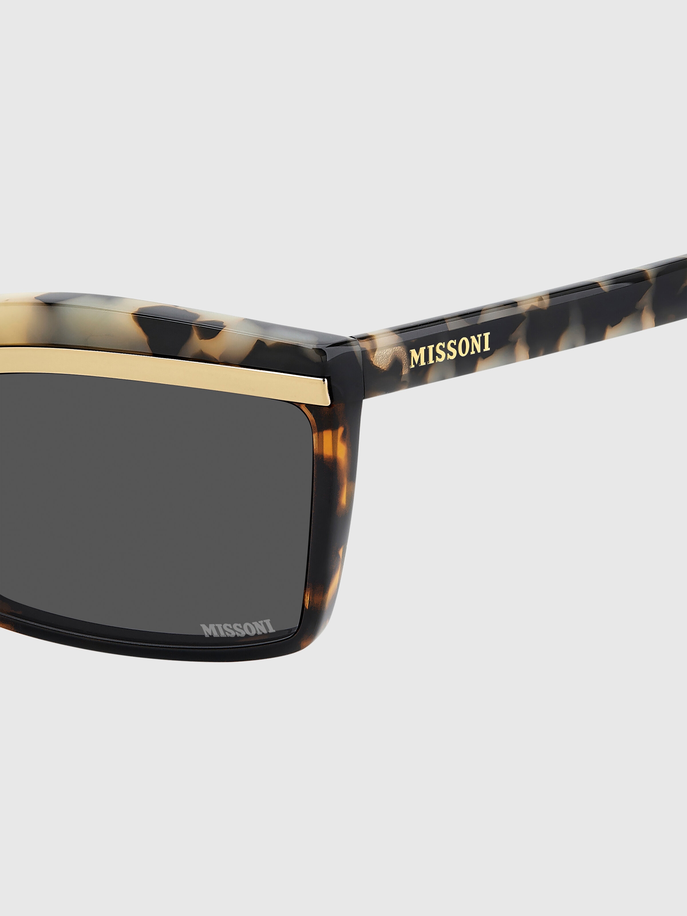 Missoni Seasonal rectangular acetate sunglasses, Multicoloured  - 3