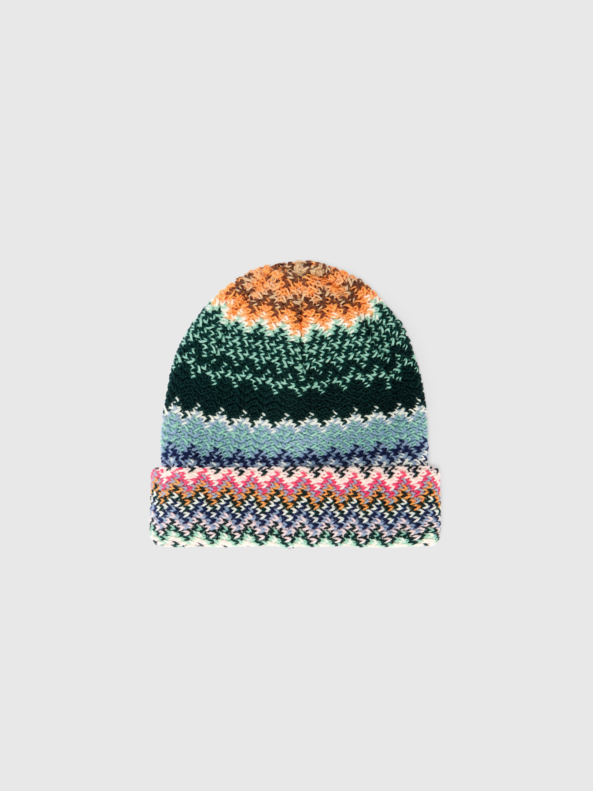 Gorro para mujer de pura lana, Multicolor  - 0