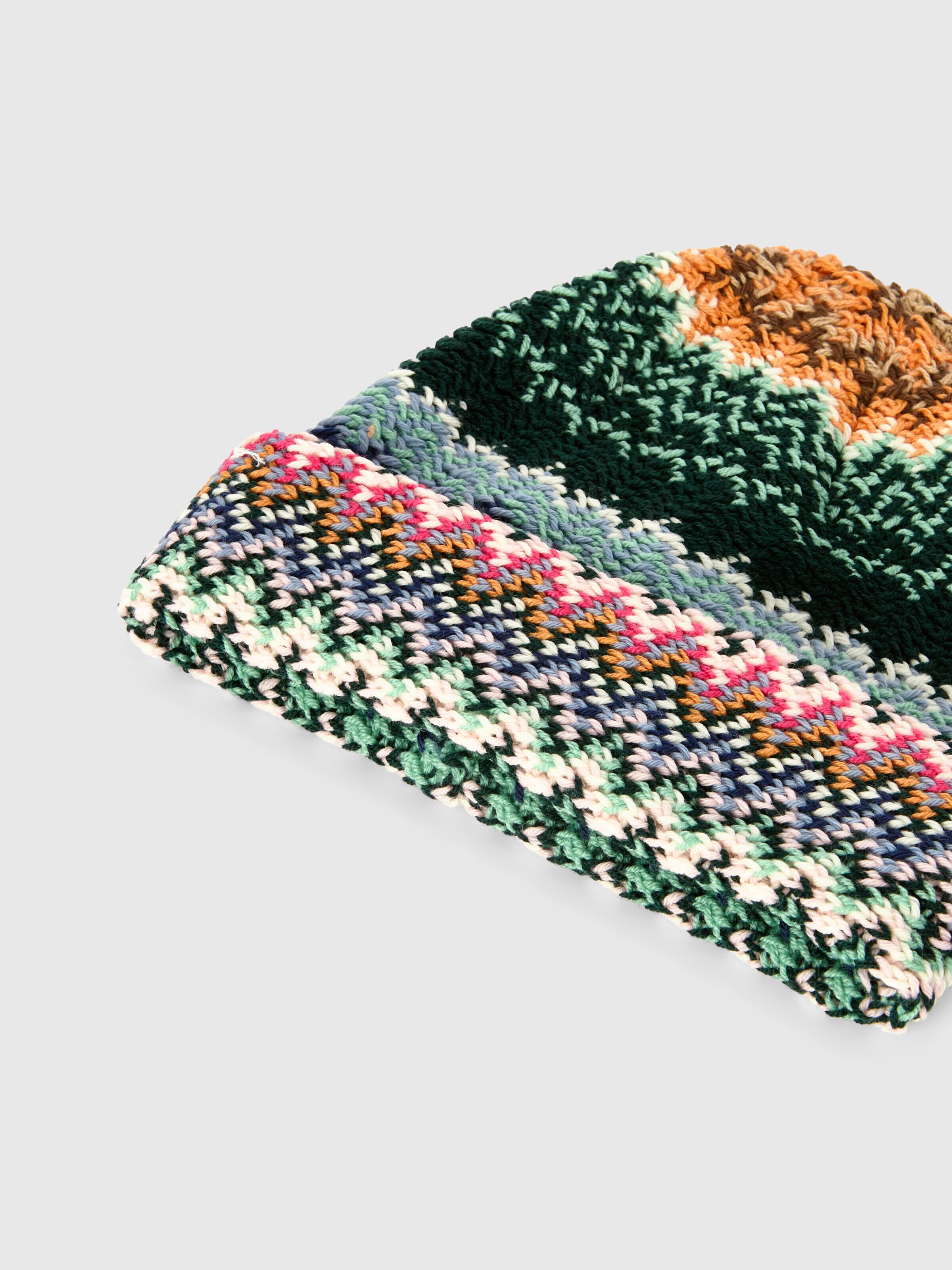 Gorro para mujer de pura lana, Multicolor  - 1