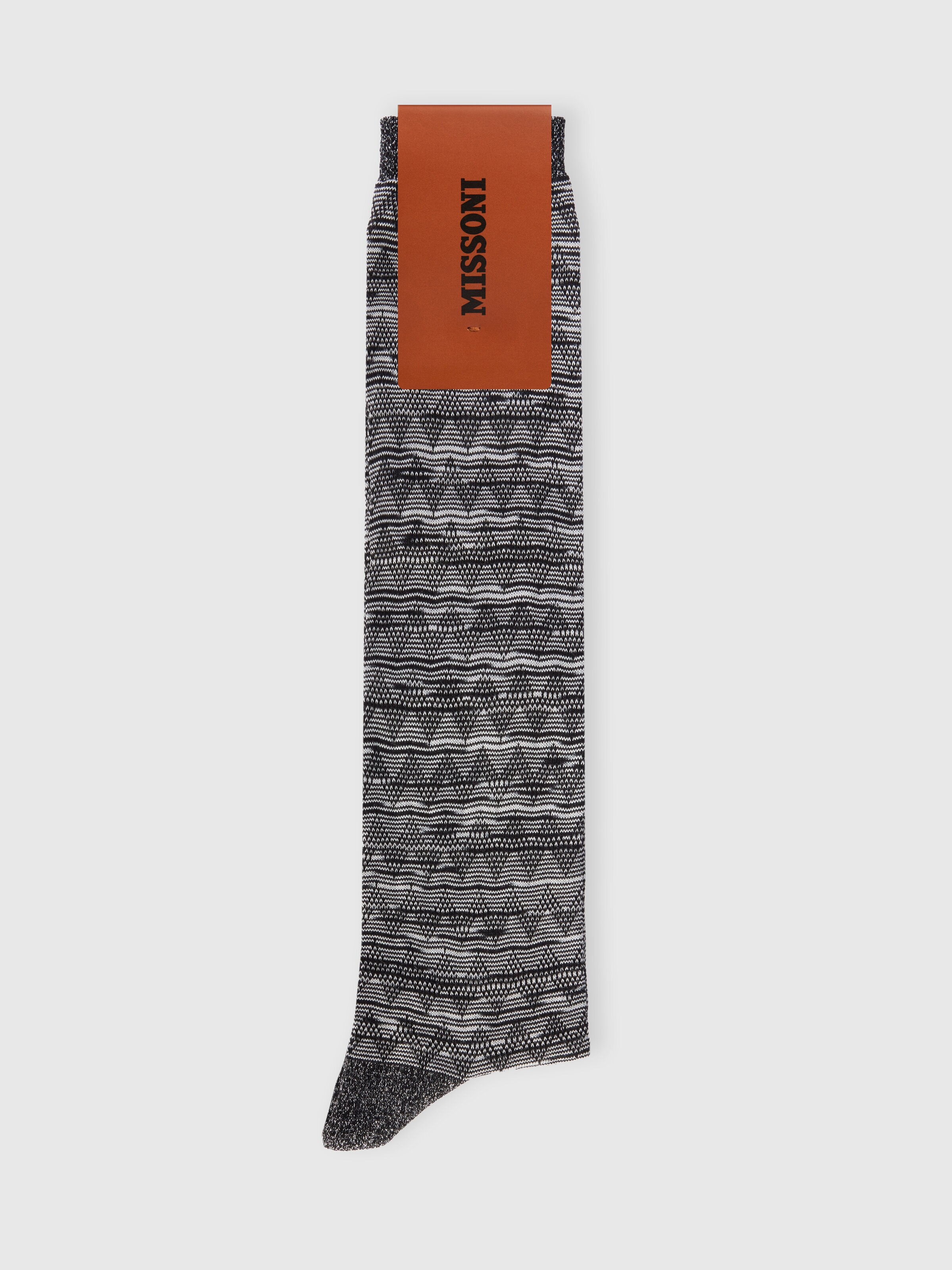 Long cotton-blend socks, Multicoloured  - 1
