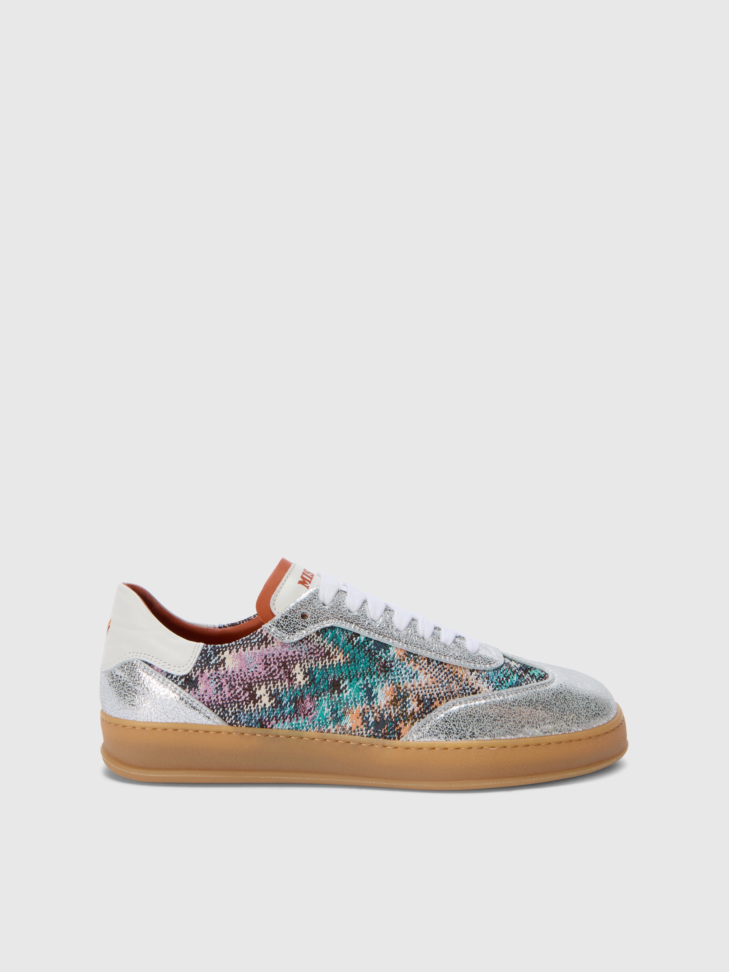 Sneakers con motivo chevron, Multicolore  - 0