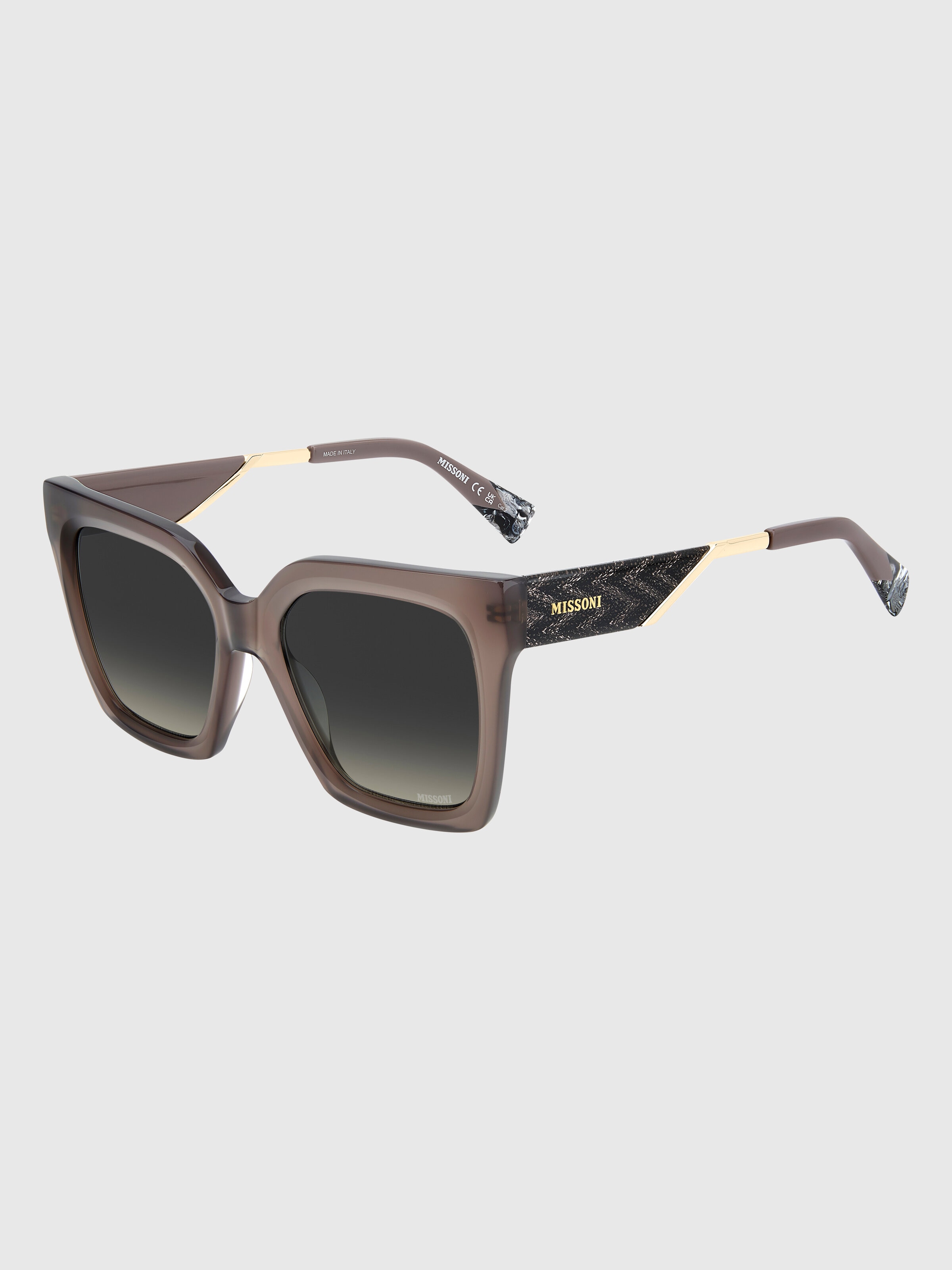 Missoni DNA squared acetate sunglasses Multicoloured | Missoni