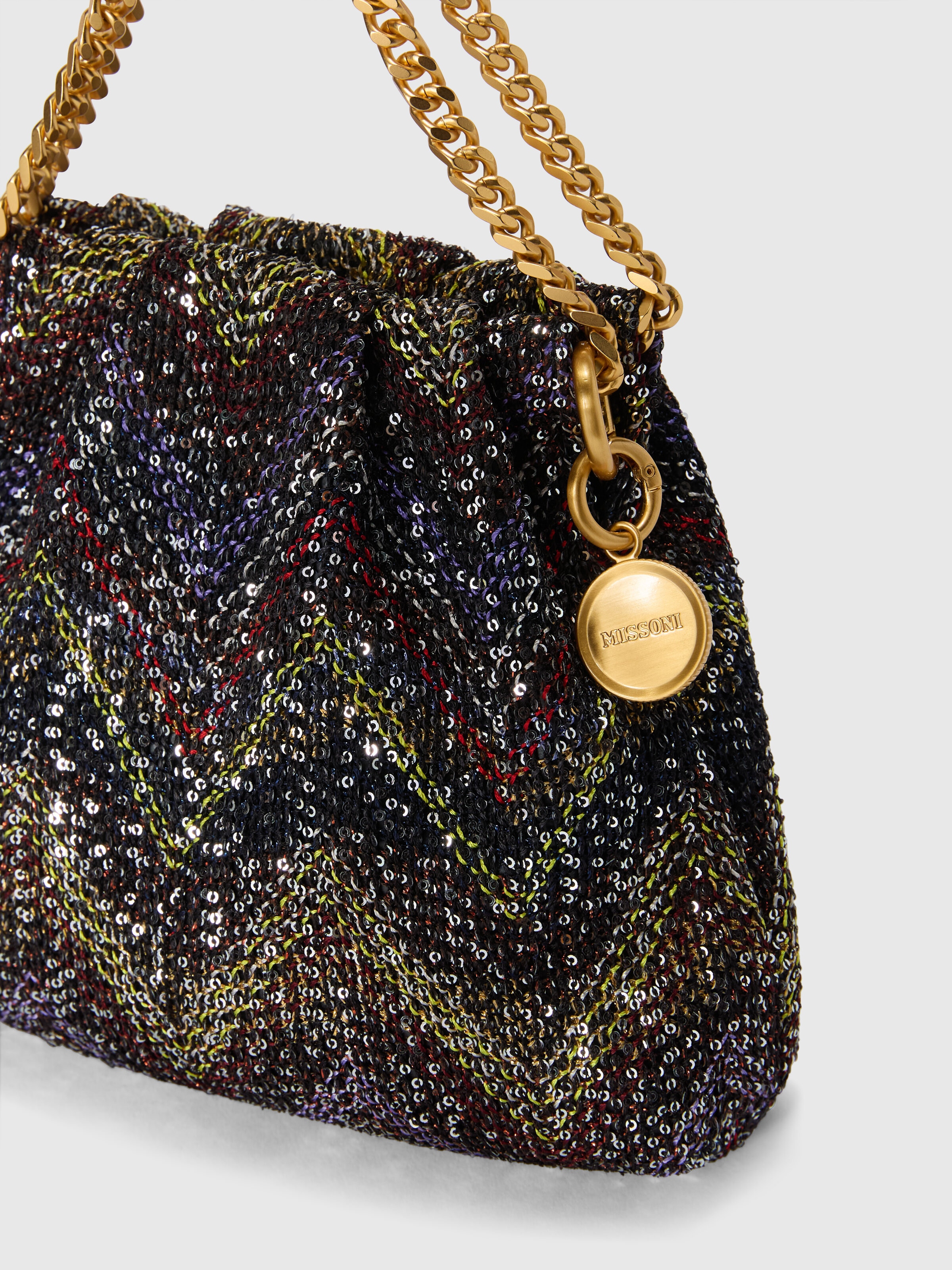 ラメビスコースのポーチ マルチカラー | Missoni