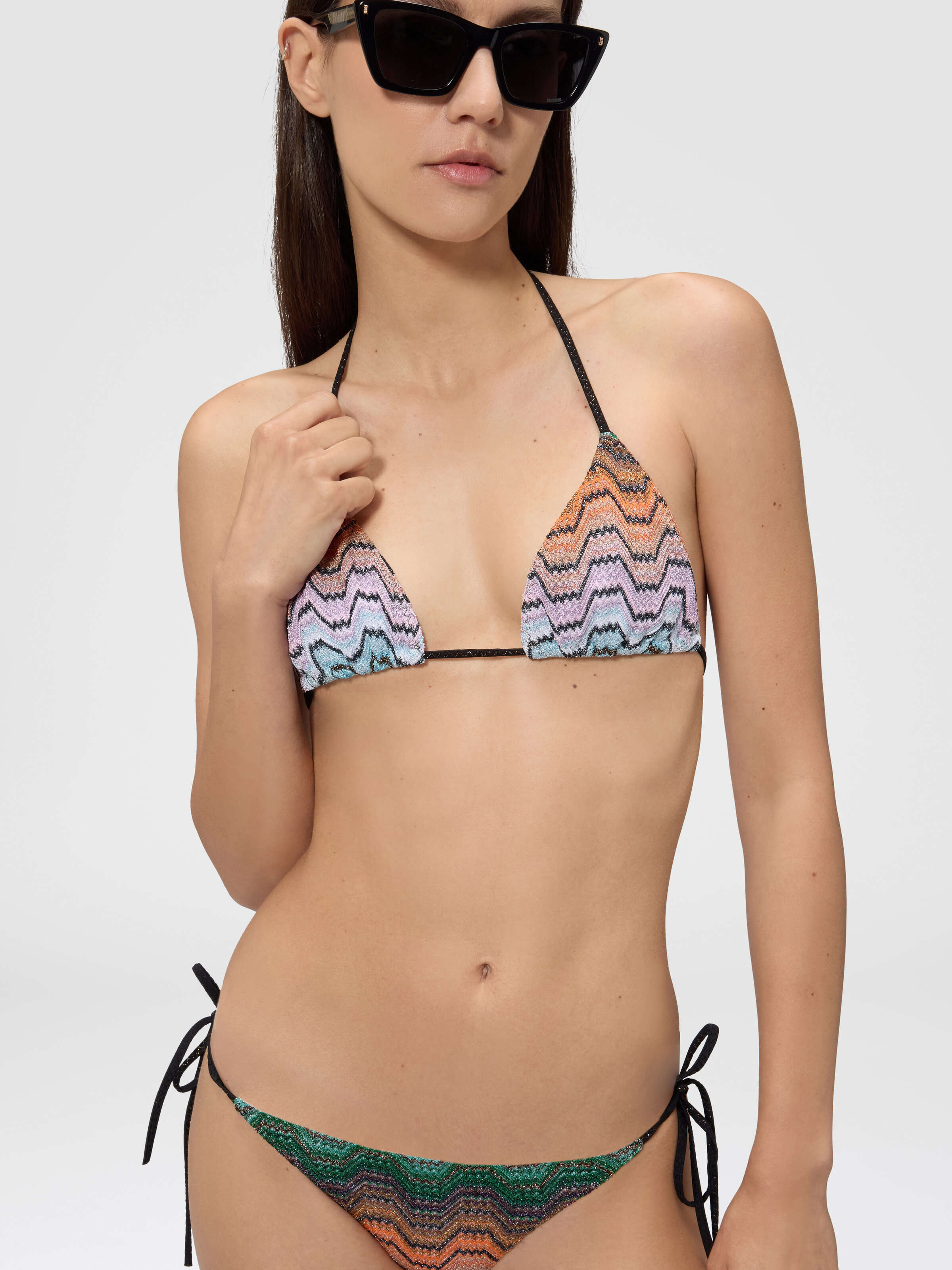 Bikini in viscose lamé blend Multicoloured | Missoni