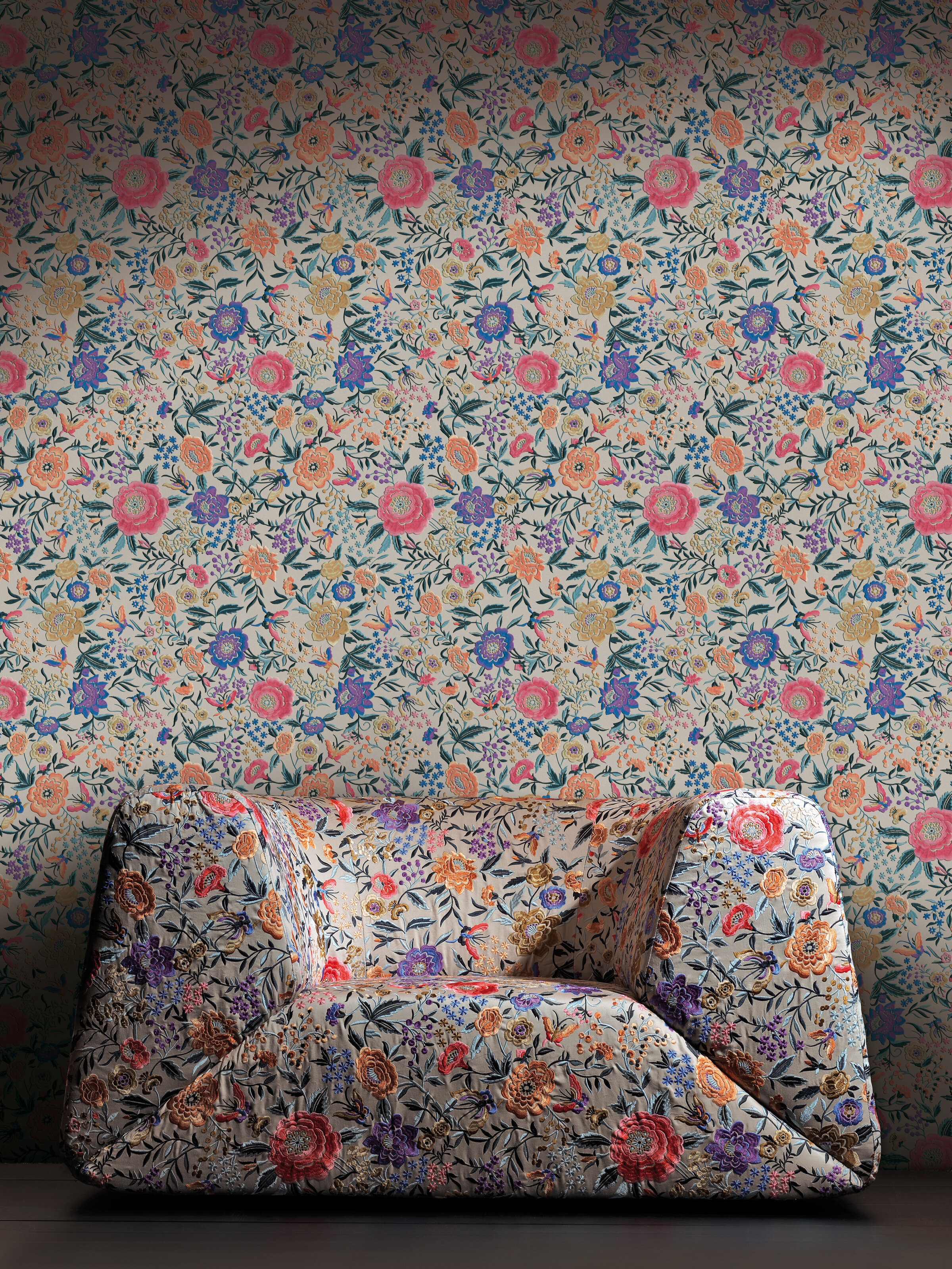 Carta da parati Oriental Garden 10x0,52 mt, Multicolore  - 1