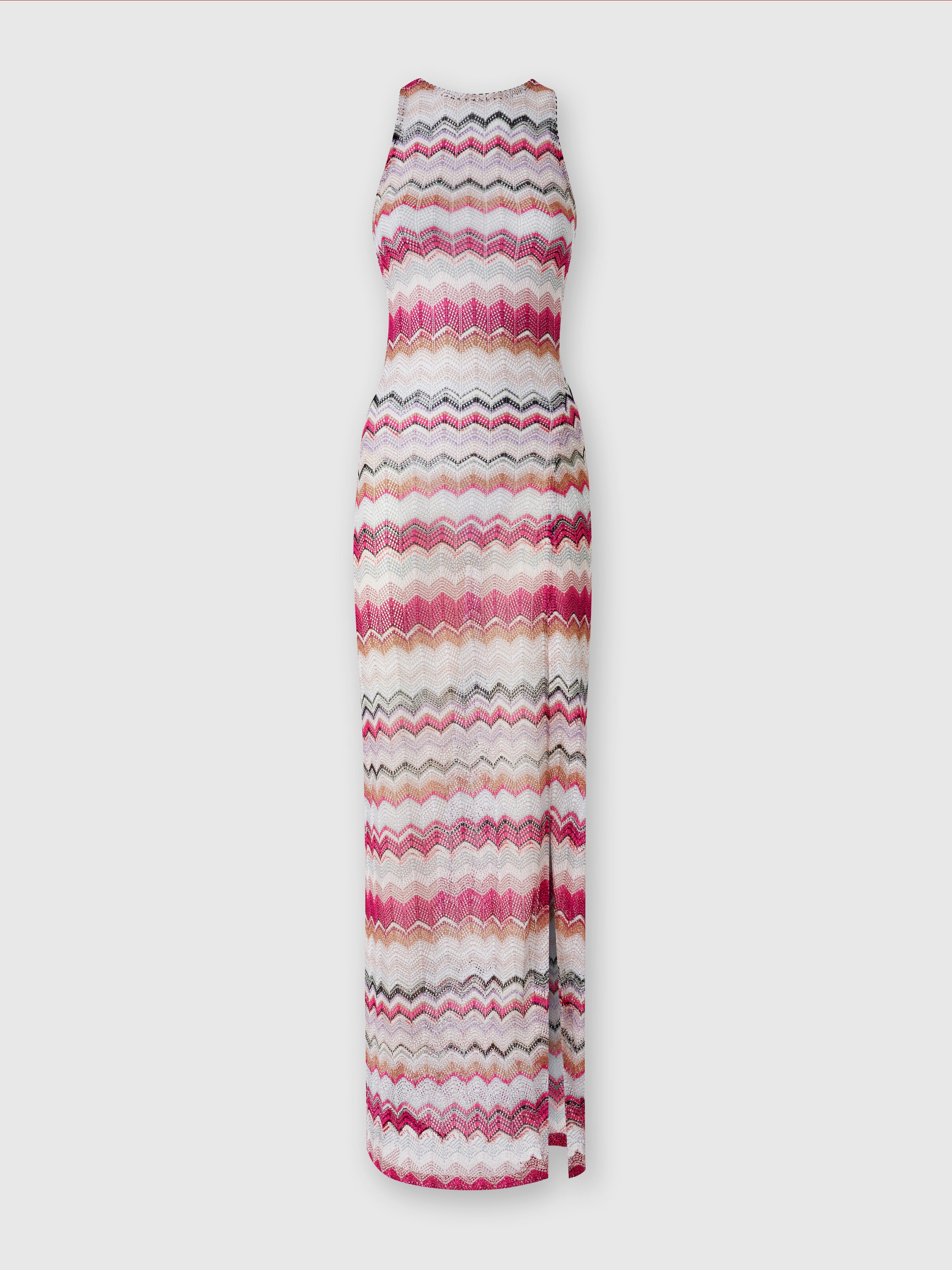 Long cover up dress in crochet with lurex Multicoloured Missoni