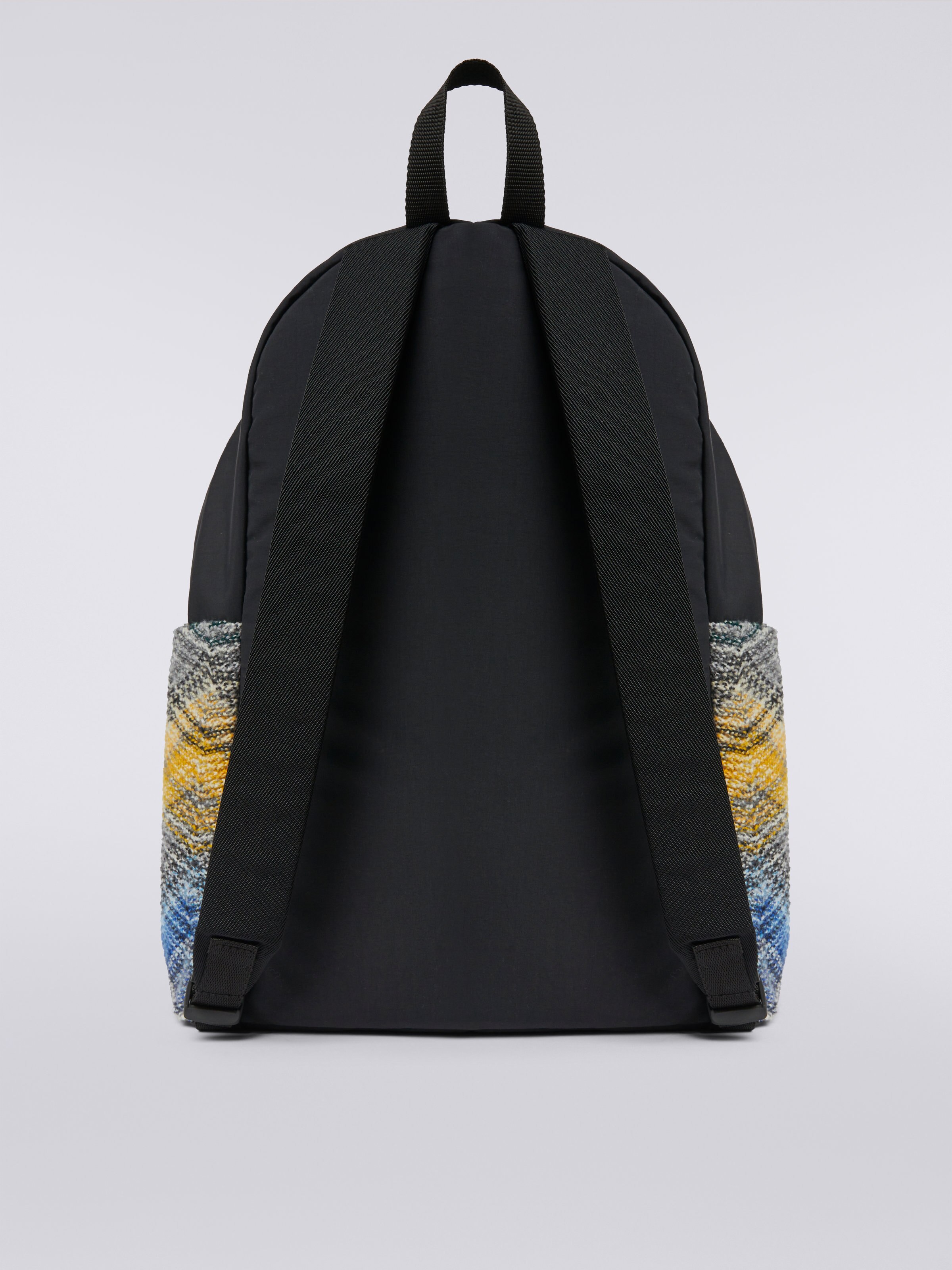 Zigzag wool rucksack, Multicoloured  - 2