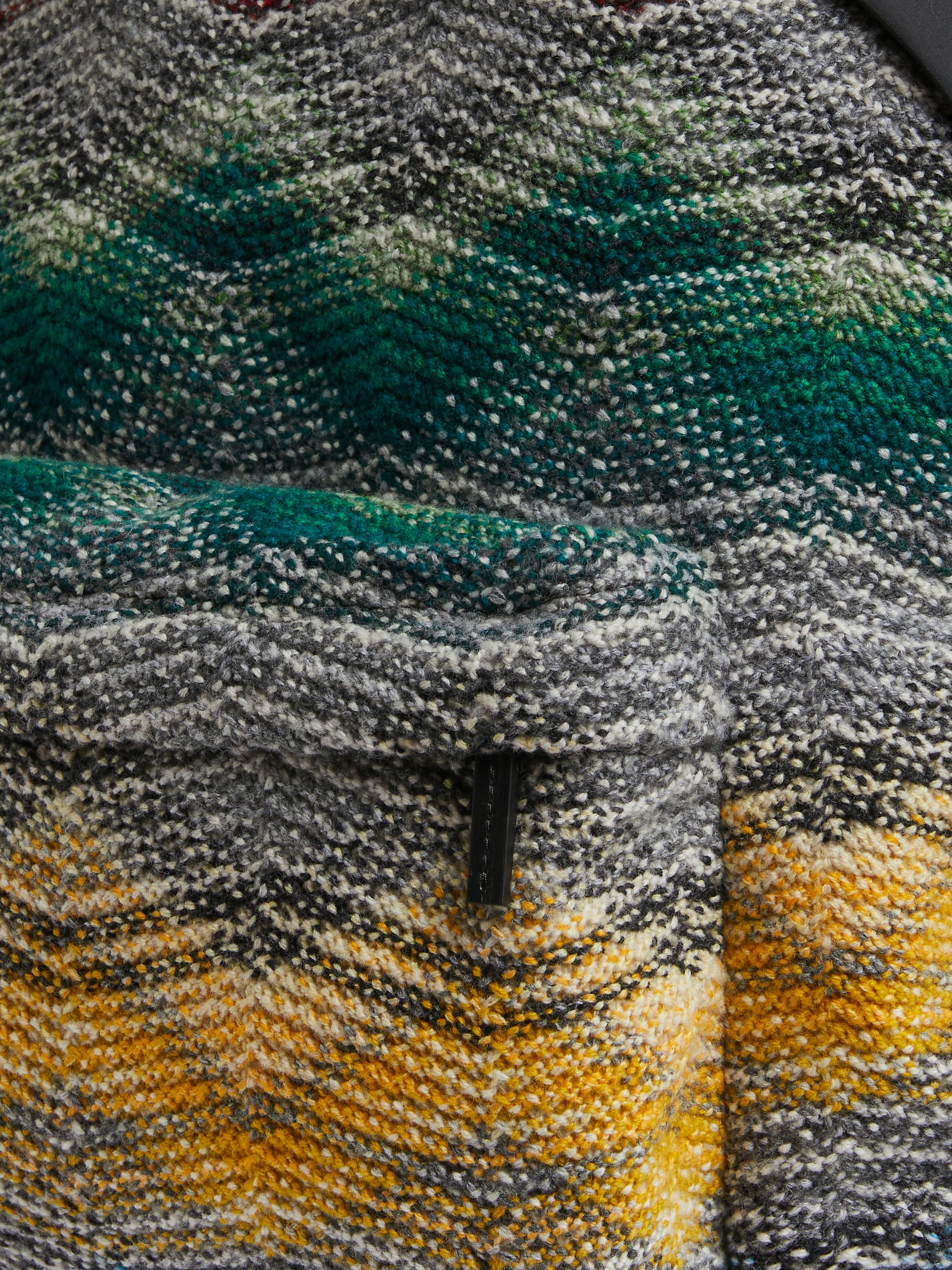 Zigzag wool rucksack, Multicoloured  - 3