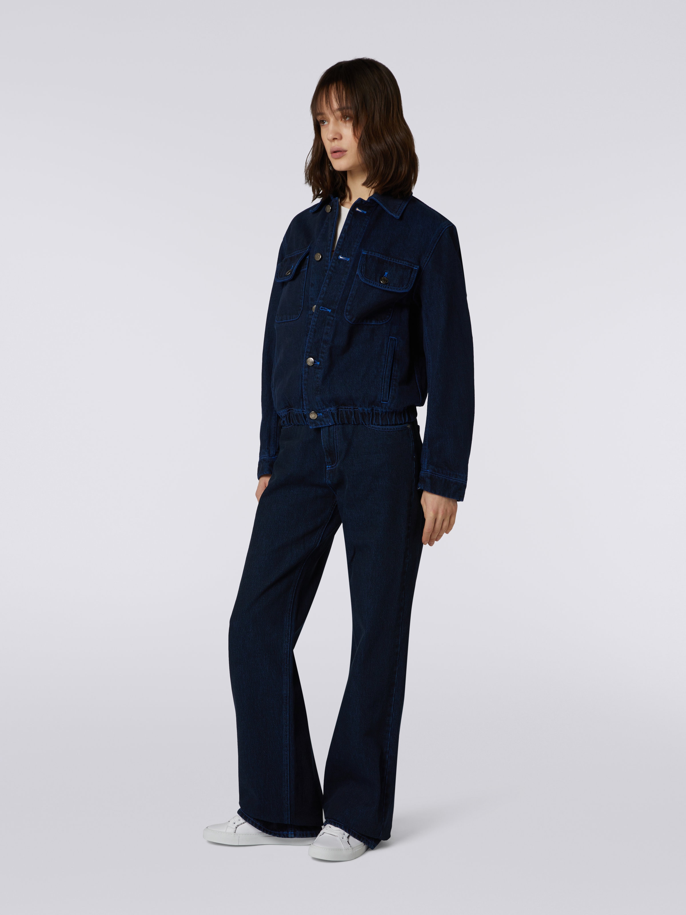 Giubbotto in denim, Blu - 2