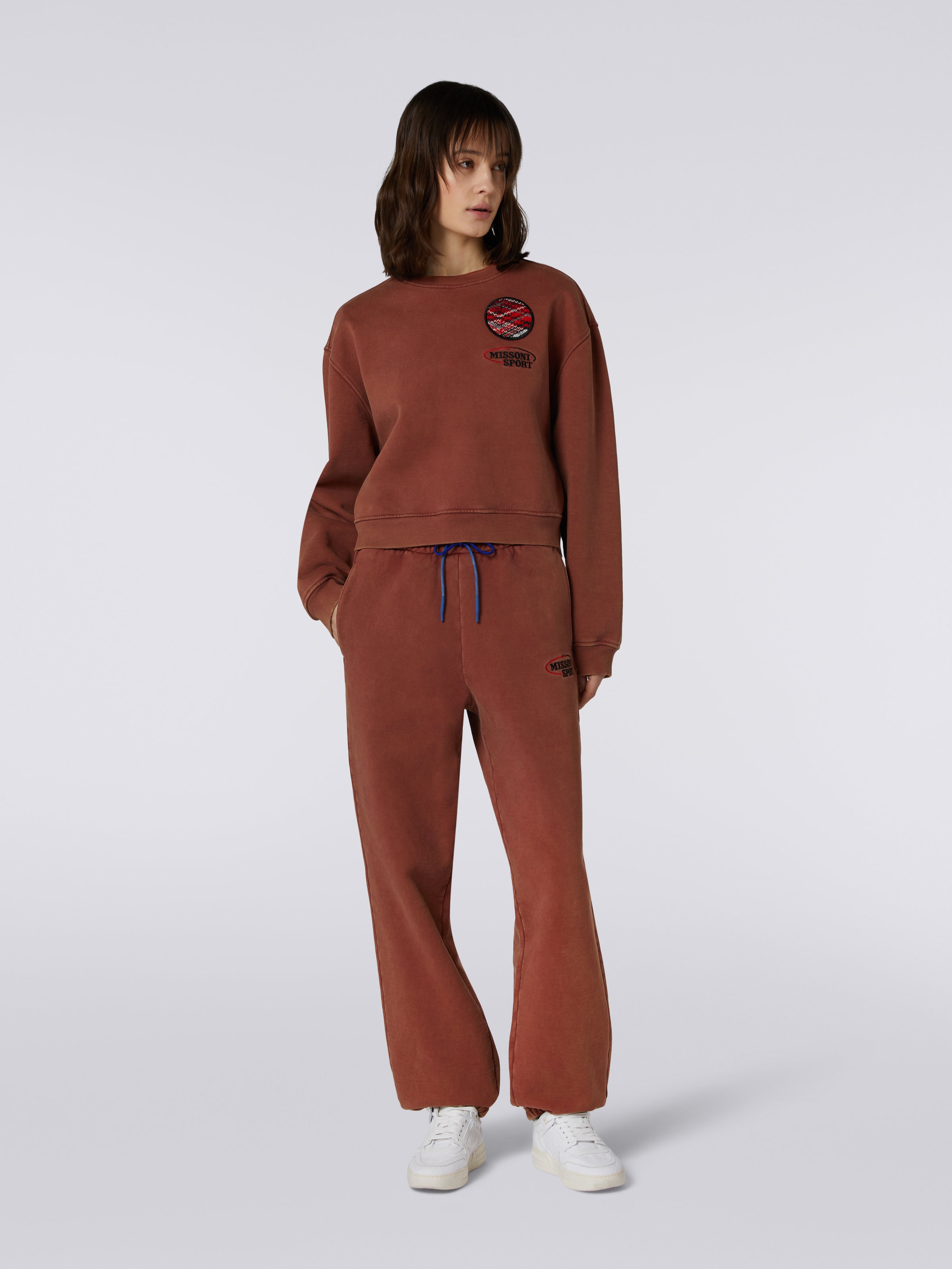 Full bed jersey stitch sweatpants - Missoni - Men