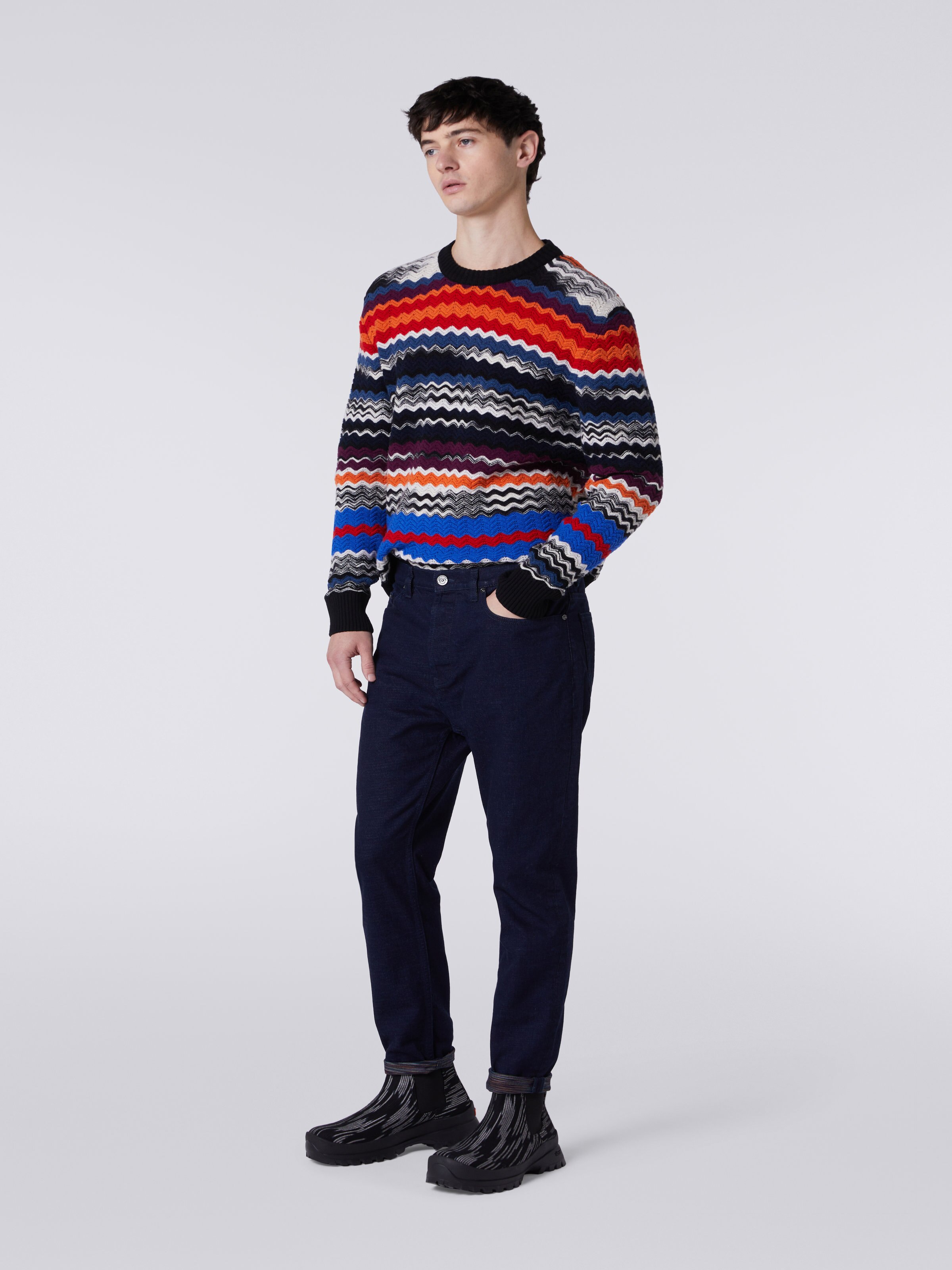 Five-Pocket-Jeans, Blau - 2