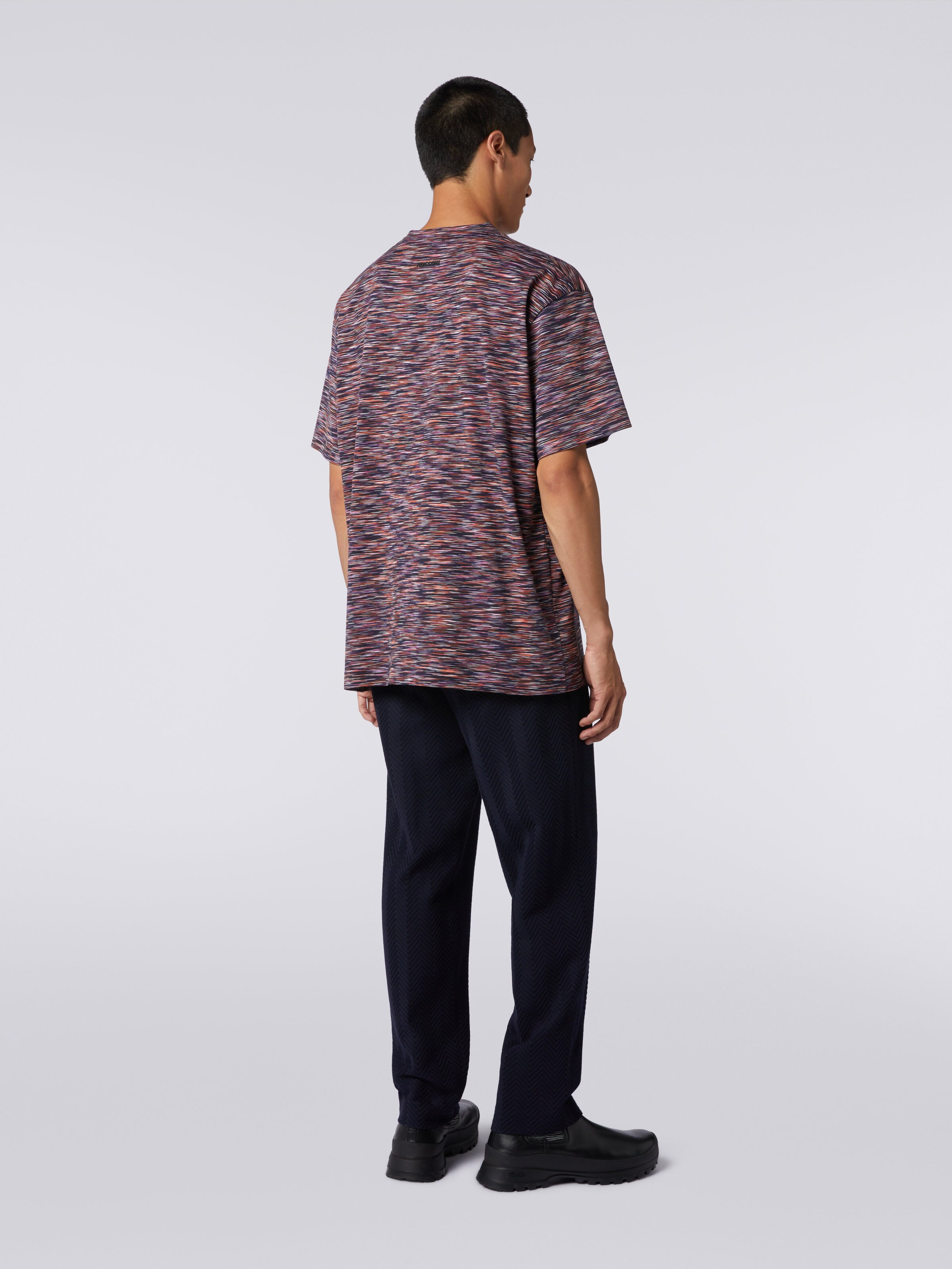 Slub cotton jersey T-shirt, Multicoloured  - 3