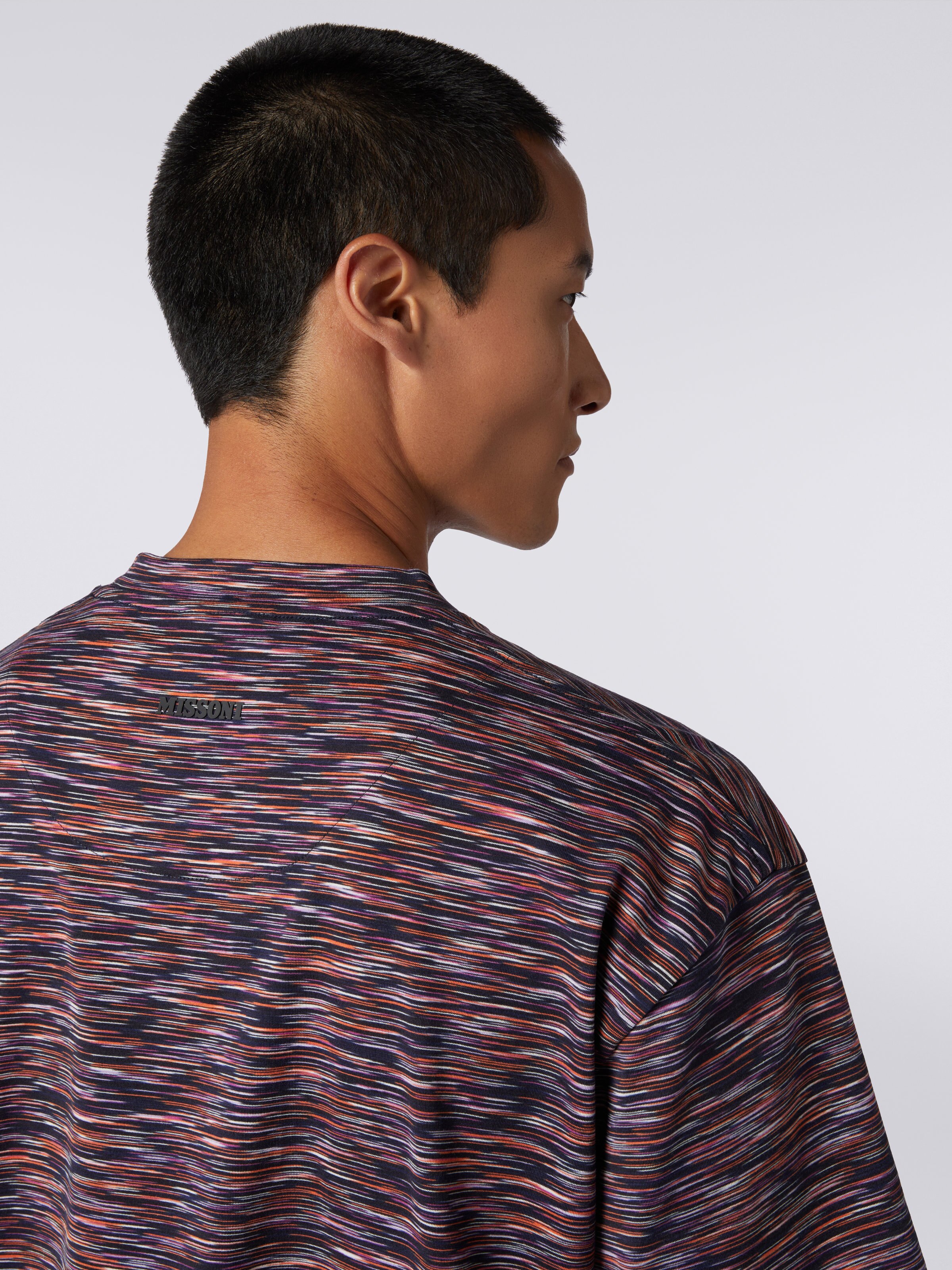 Slub cotton jersey T-shirt , Multicoloured  - 4