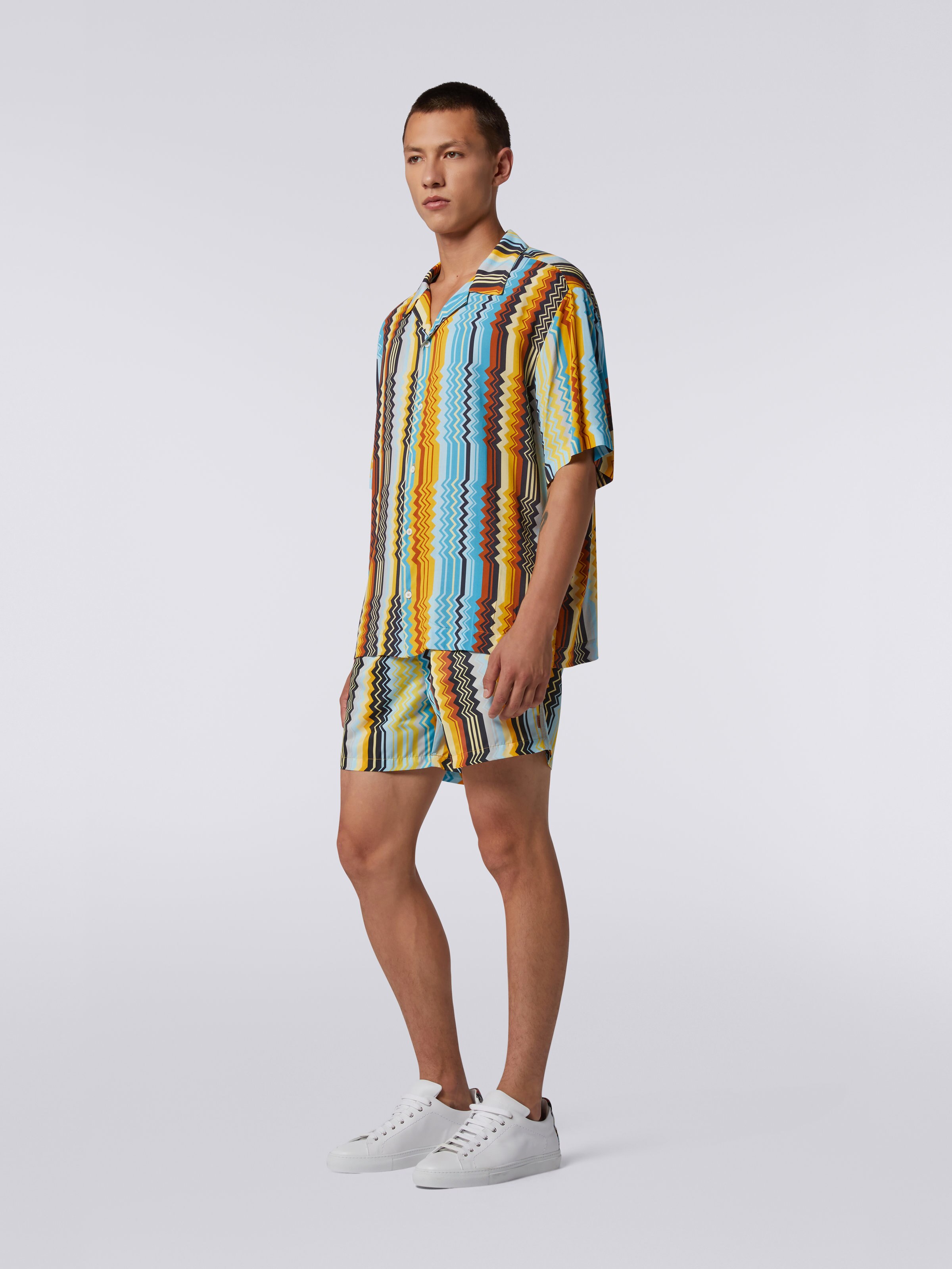 Chemise de bowling en viscose, Multicolore  - 2