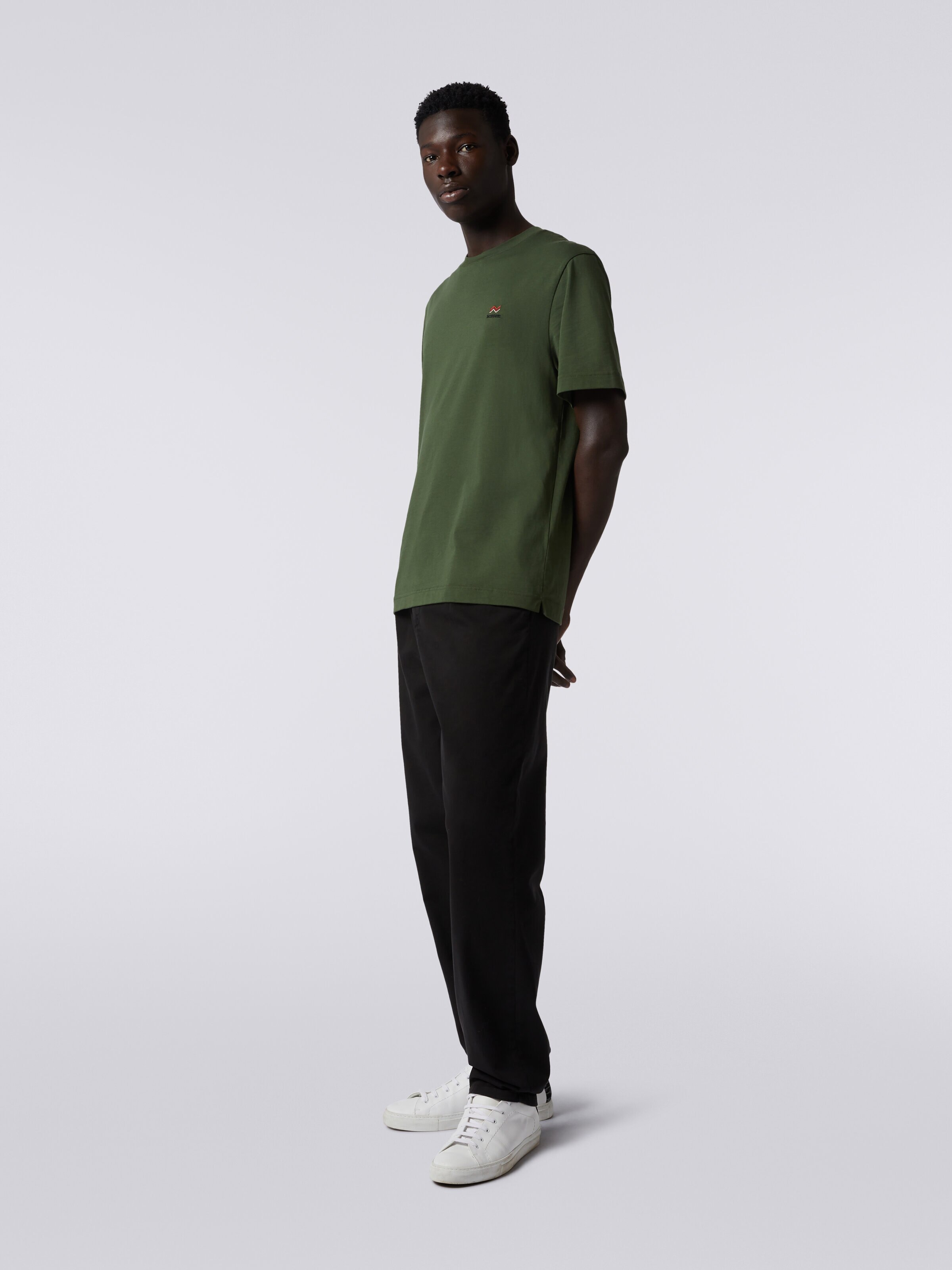 Pantalones chinos de algodón, Negro - 2