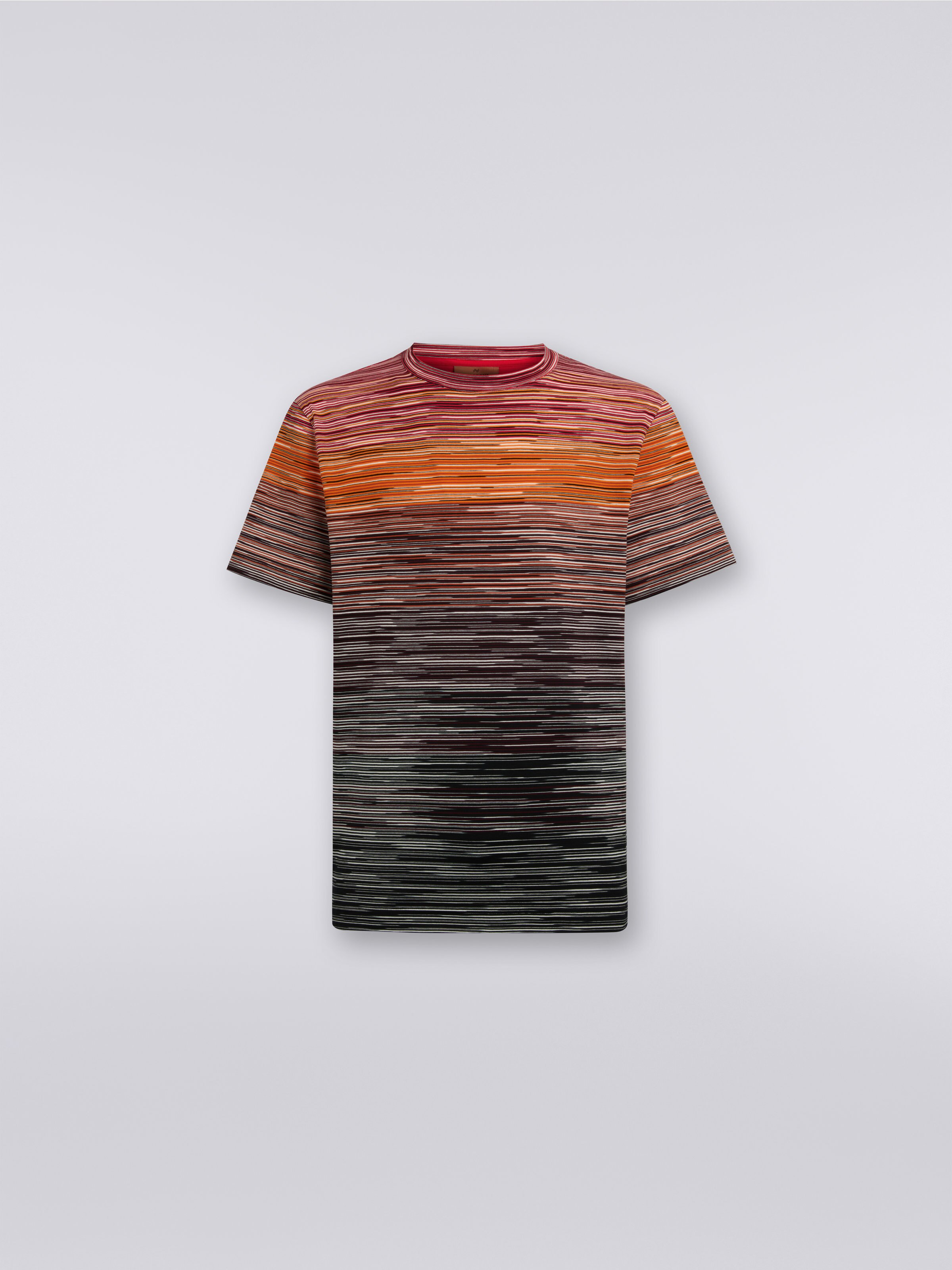 Slub cotton jersey T-shirt , Multicoloured  - 0