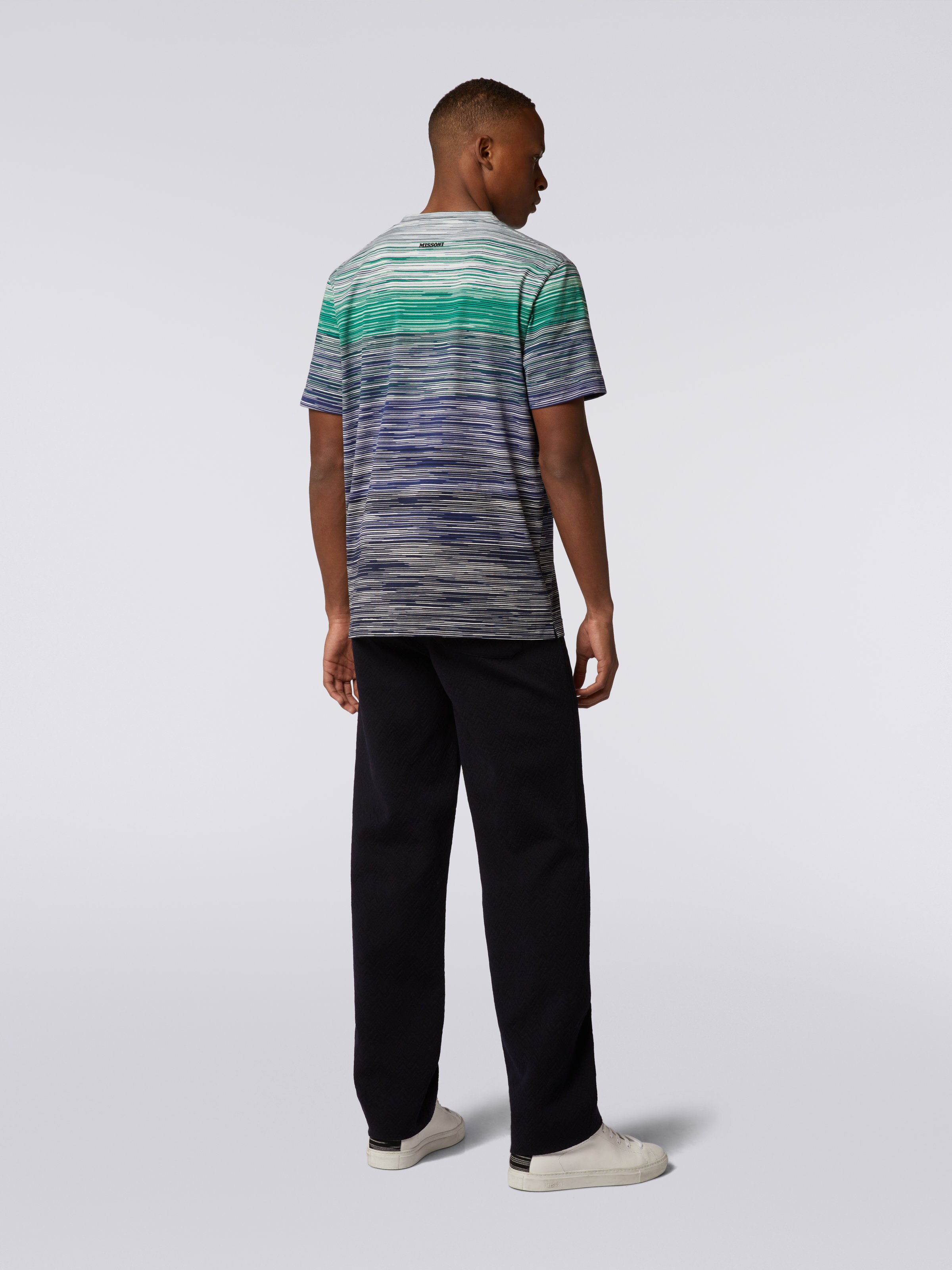Slub cotton jersey T-shirt, Multicoloured  - 3