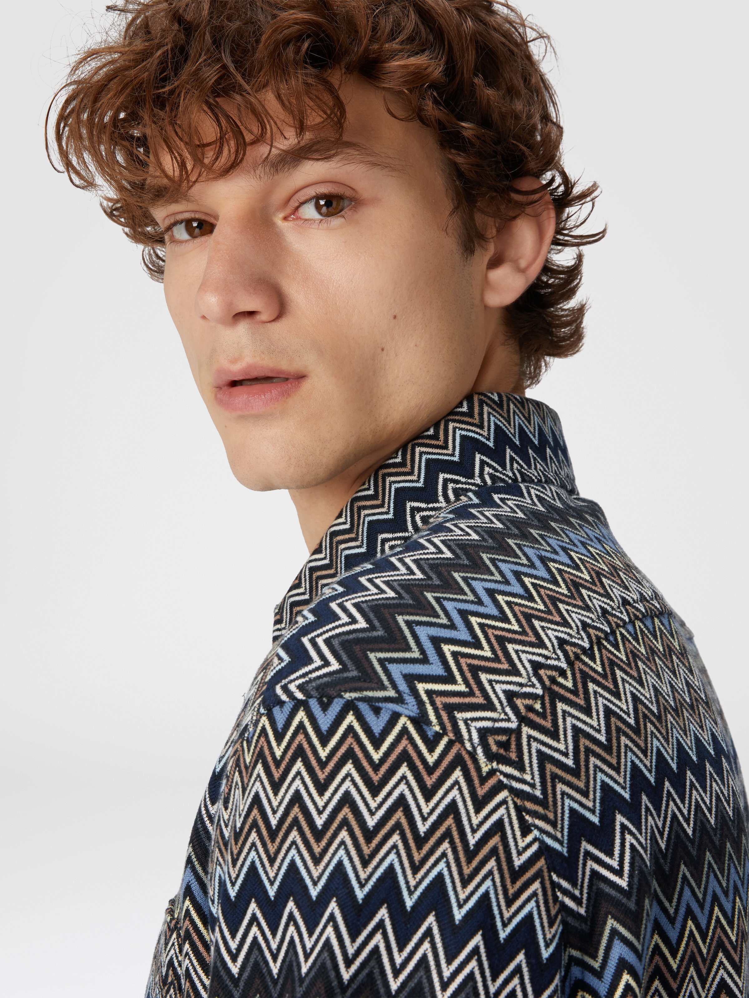 Zig zag cotton shirt Multicoloured | Missoni