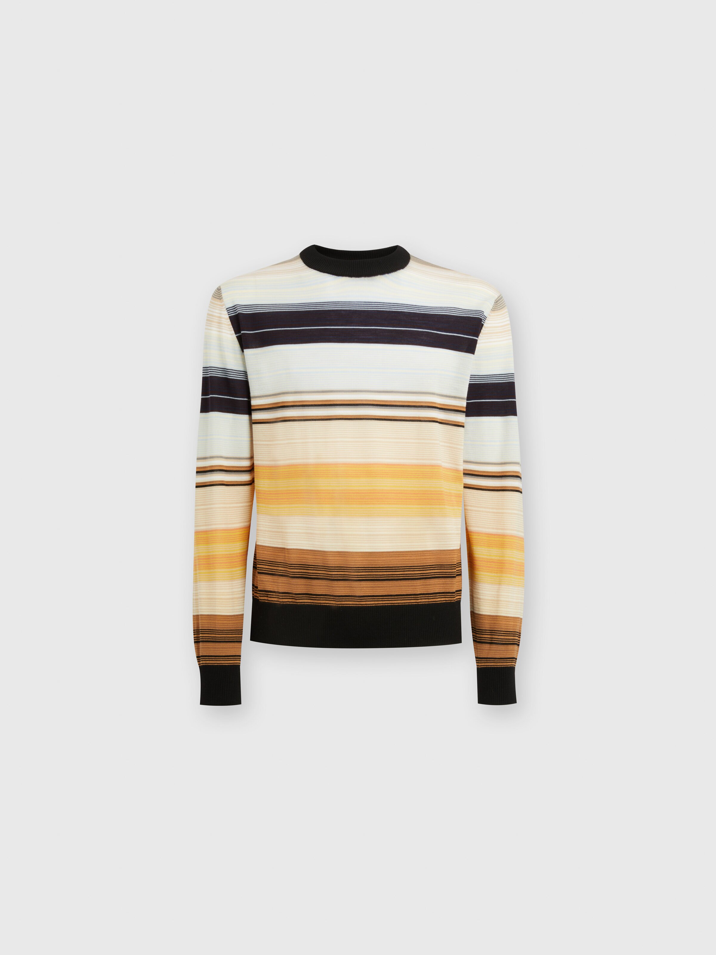 Wool turtleneck sweater, Multicoloured  - 0