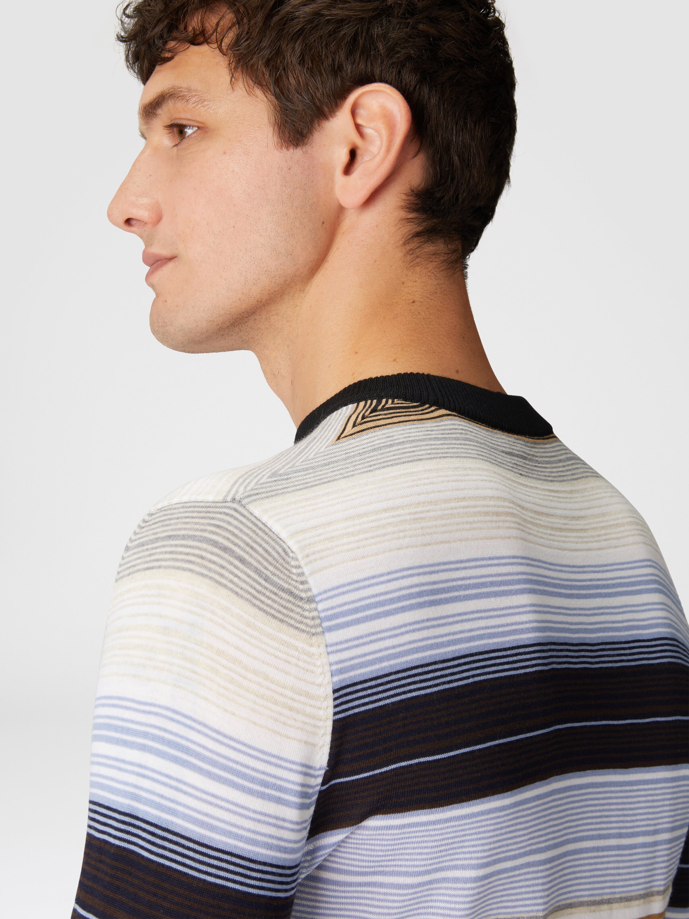 Wool turtleneck sweater, Multicoloured  - 4